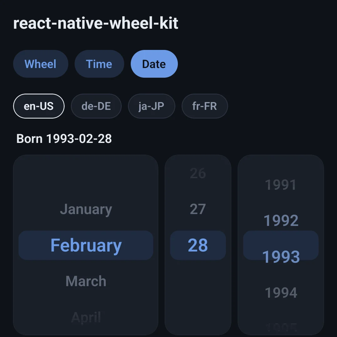 A DatePicker in the de-DE locale